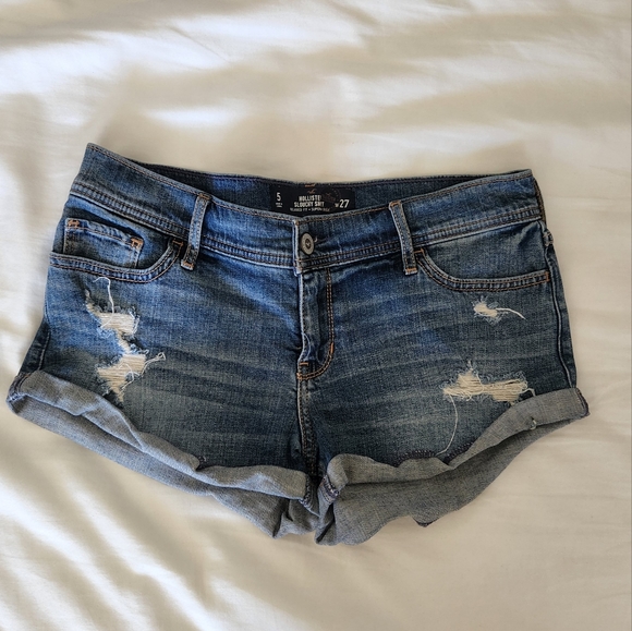 Hollister Pants - Hollister slouchy denim short size 27 women's